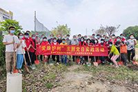 爱树护绿 共建绿色家园——官网入口集团党支部参加大龙街道党委组织